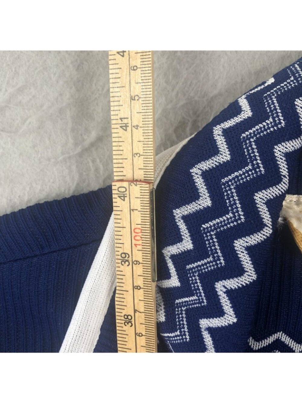 Vintage Howard Wolf Dress Womens M Zigzag Jacket Mod 70s Brittish Invasion Retro - Picture 8 of 16